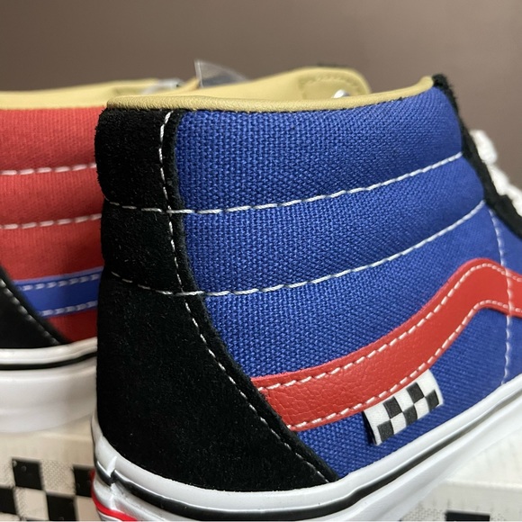 Vans Skate Grosso Mid University Red/Blue Men Size 7.5, equivalent to Women 9 - Picture 4 of 9